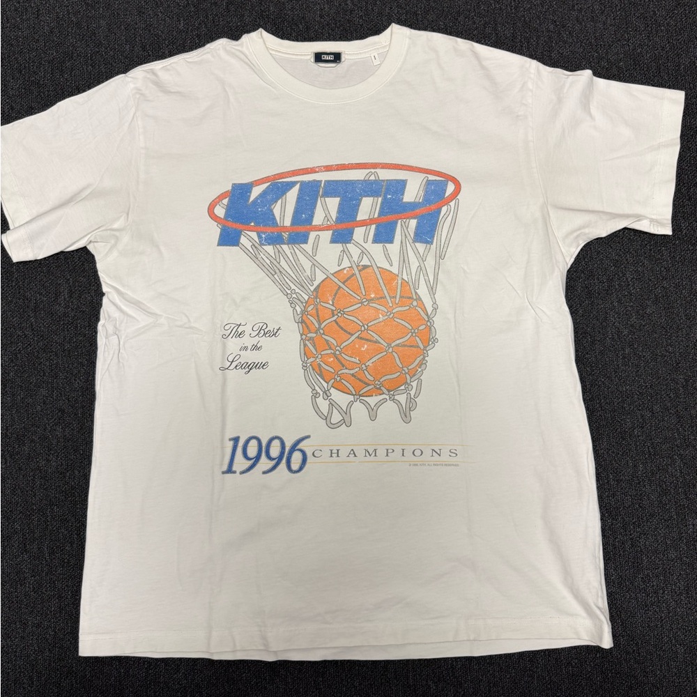 Kith 1996 basketball t shirt size XL USED
